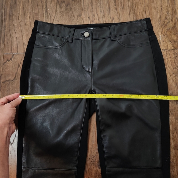 WORTH NEW YORK black stretch leather pants - Picture 12 of 14